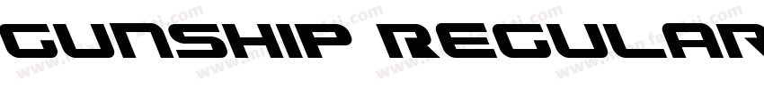 Gunship Regular2字体转换